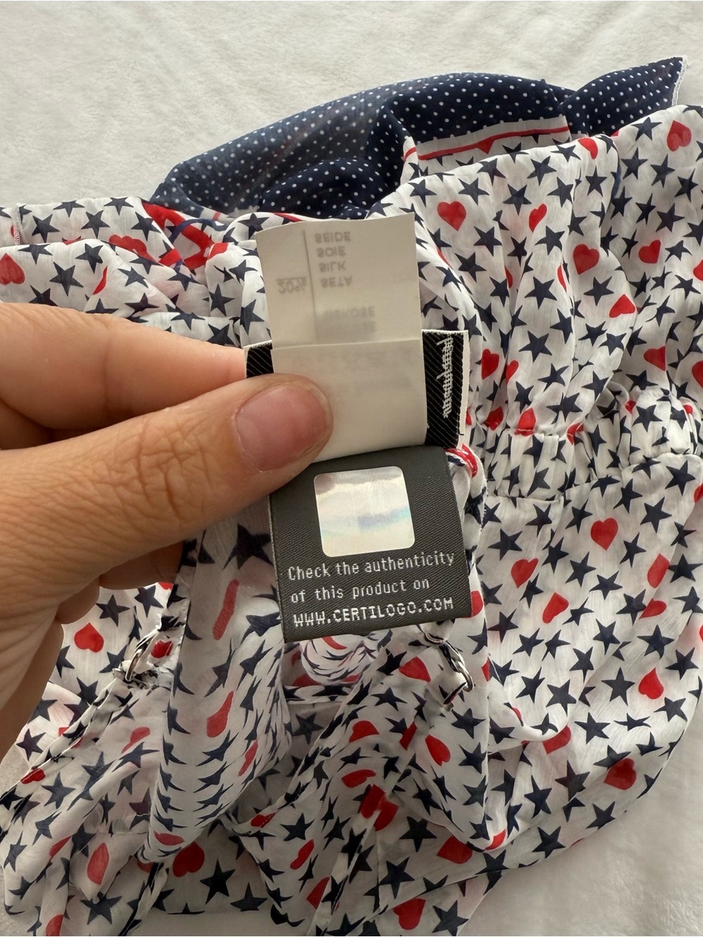 Blugirl Blumarine Beachwear Heart Star Nautical Silk Mini Dress Yacht Y2K US 6 - Picture 8 of 12